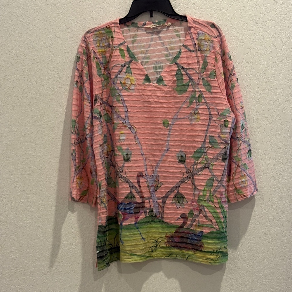 Soft Surroundings Pastel Knit Top